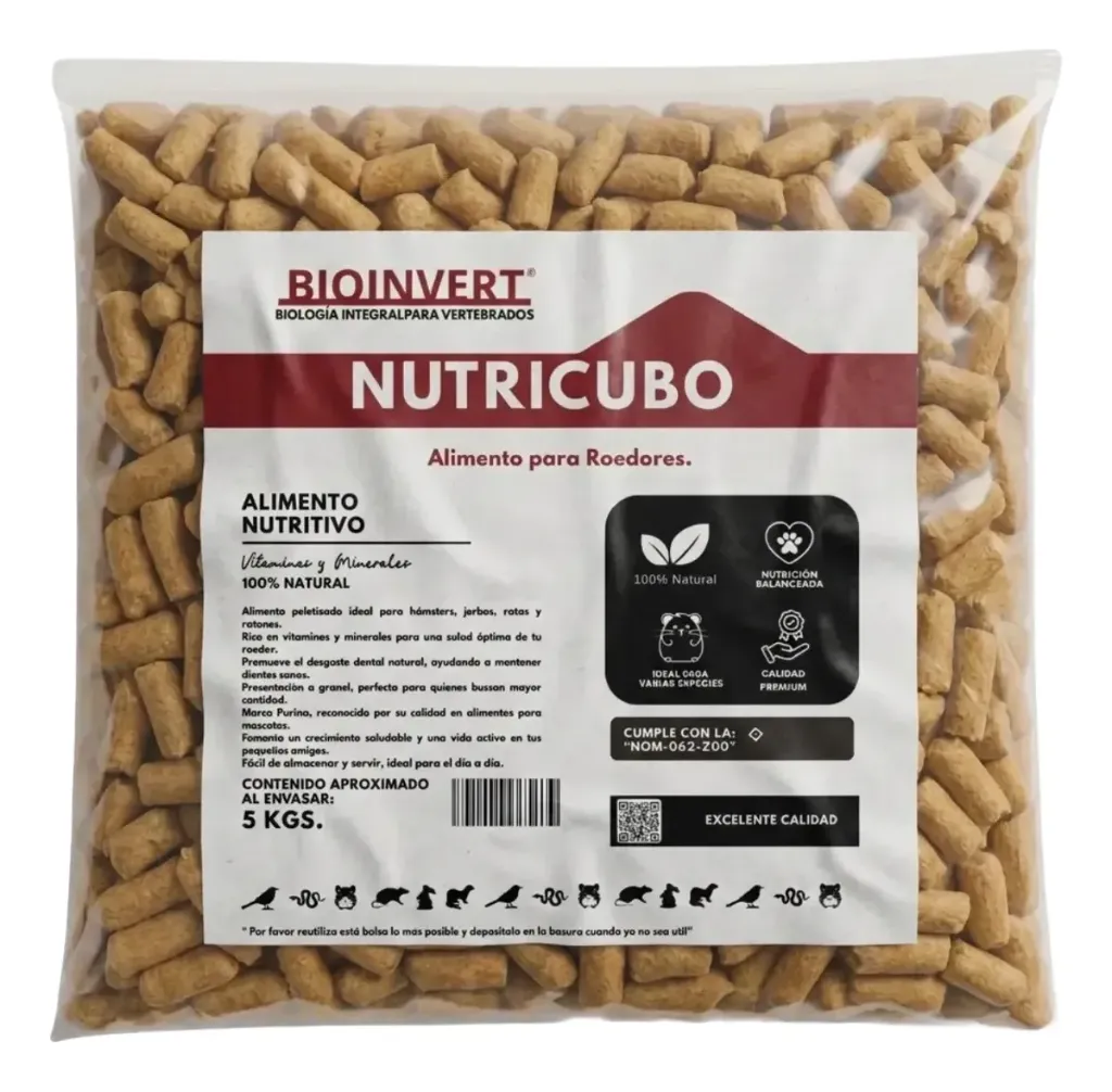 [PTPRALNU-0005] Alimento Nutricubo de 5kg