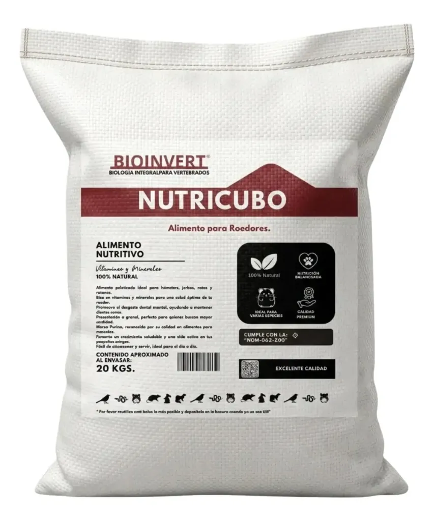 [PTPRALNU-0020] Alimento Nutricubo de 20kg